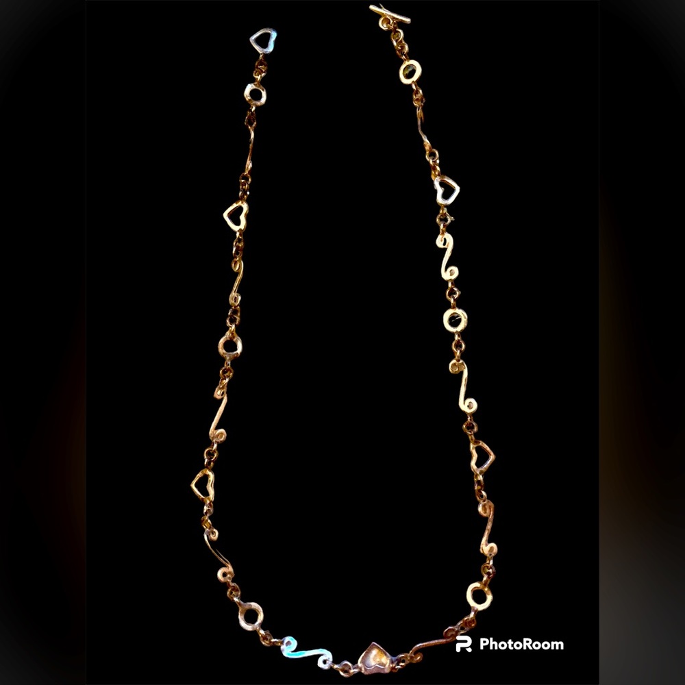 Sterling silver heart necklace